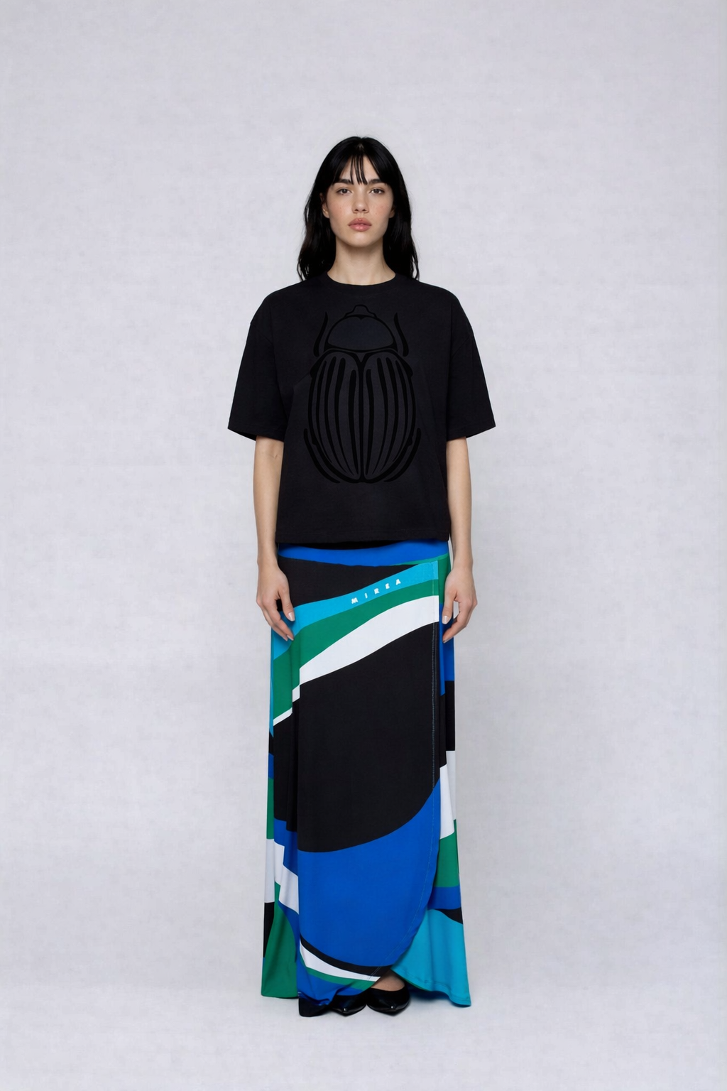 Nefeli T-Shirt με τύπωμα Σκαραβαίο