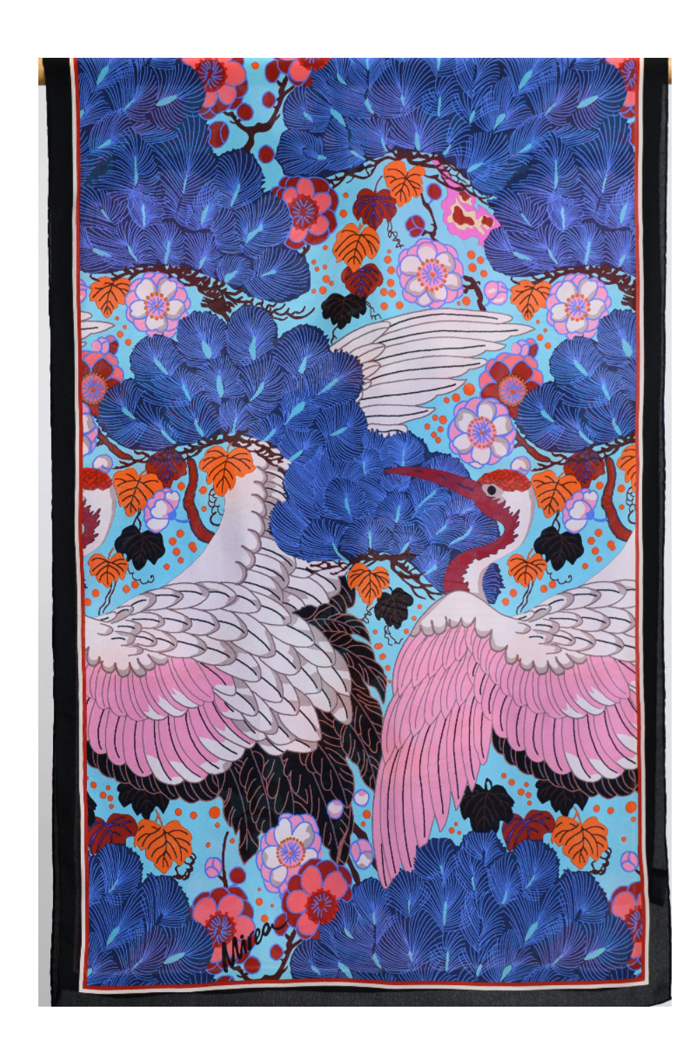 Flamingo Mirage Pink μαντιλι μεταξωτο