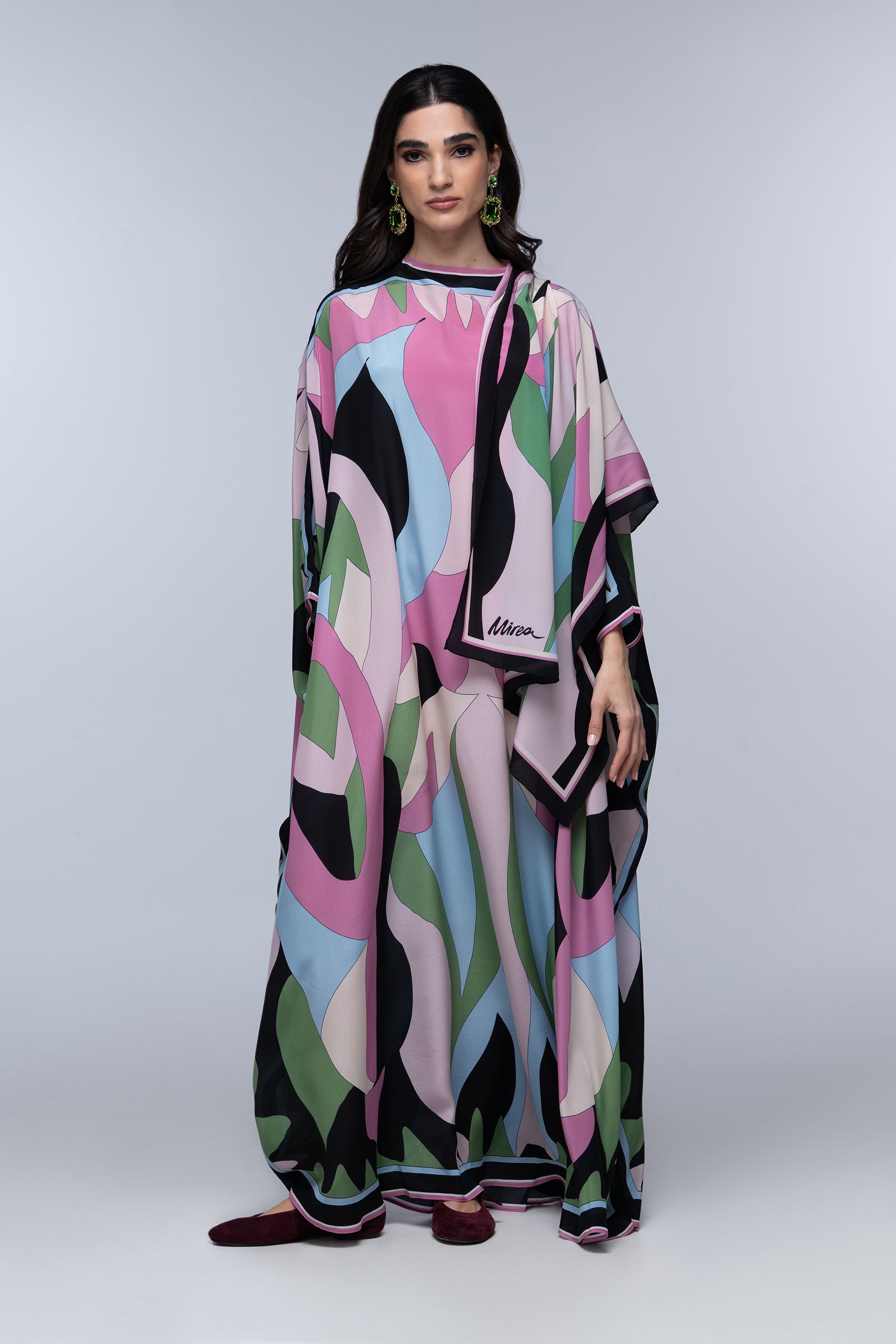 Calista Καφτανι Μεταξωτο Χειροποιητο