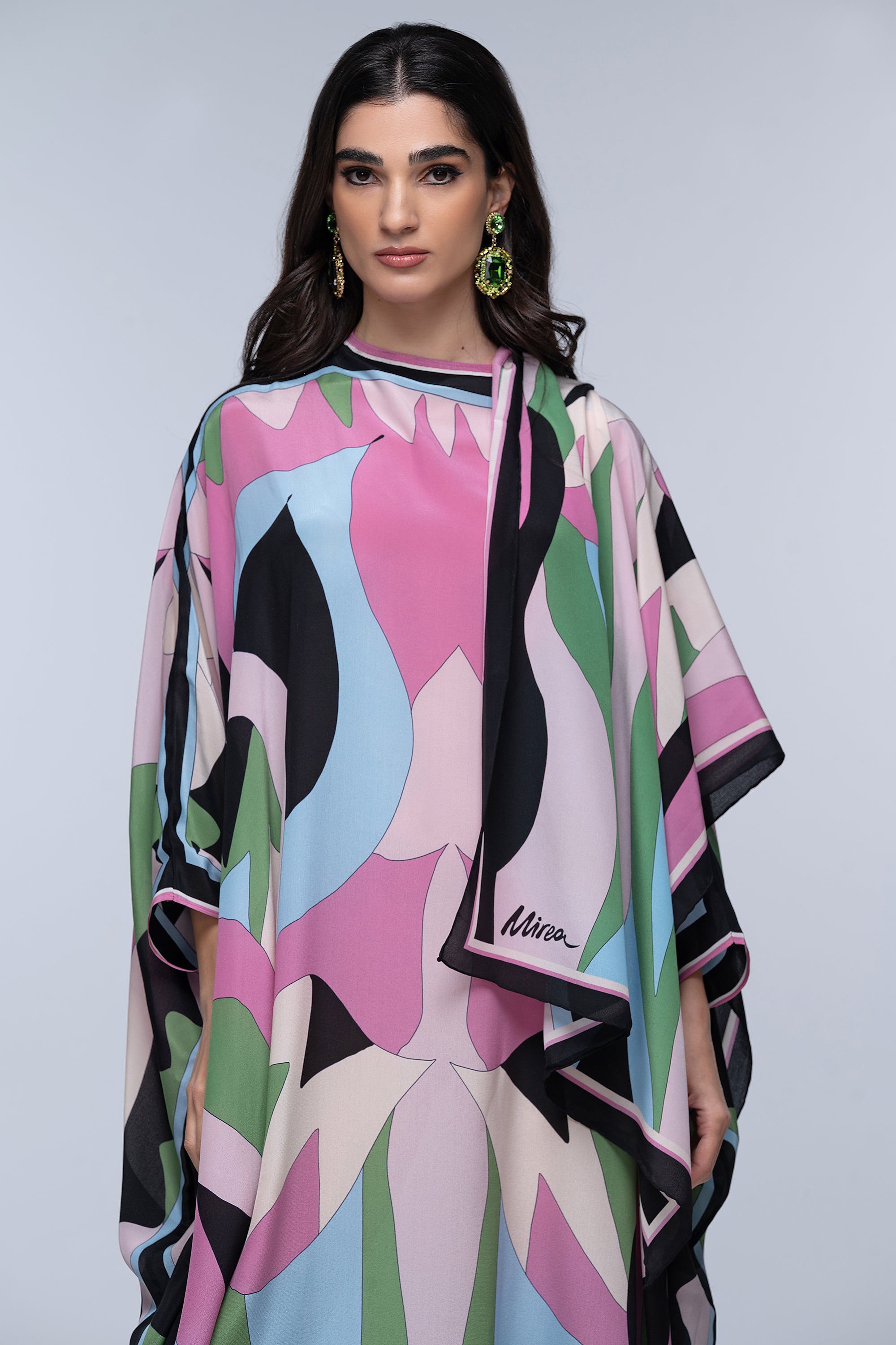 Calista Καφτανι Μεταξωτο Χειροποιητο