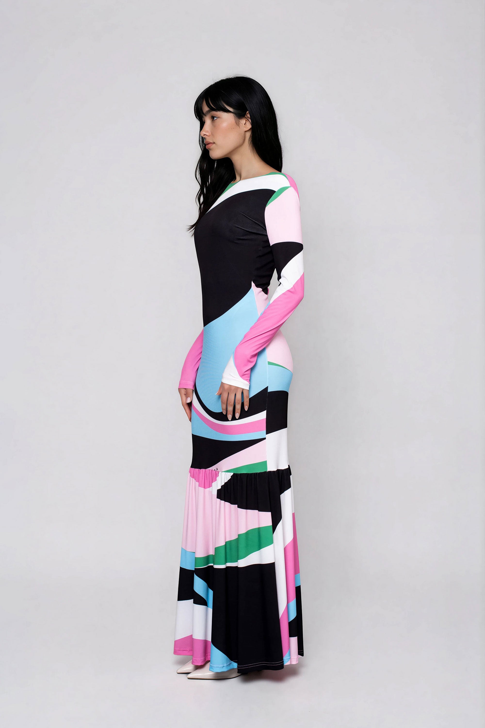 JULIE Εξωπλατο maxi φορεμα