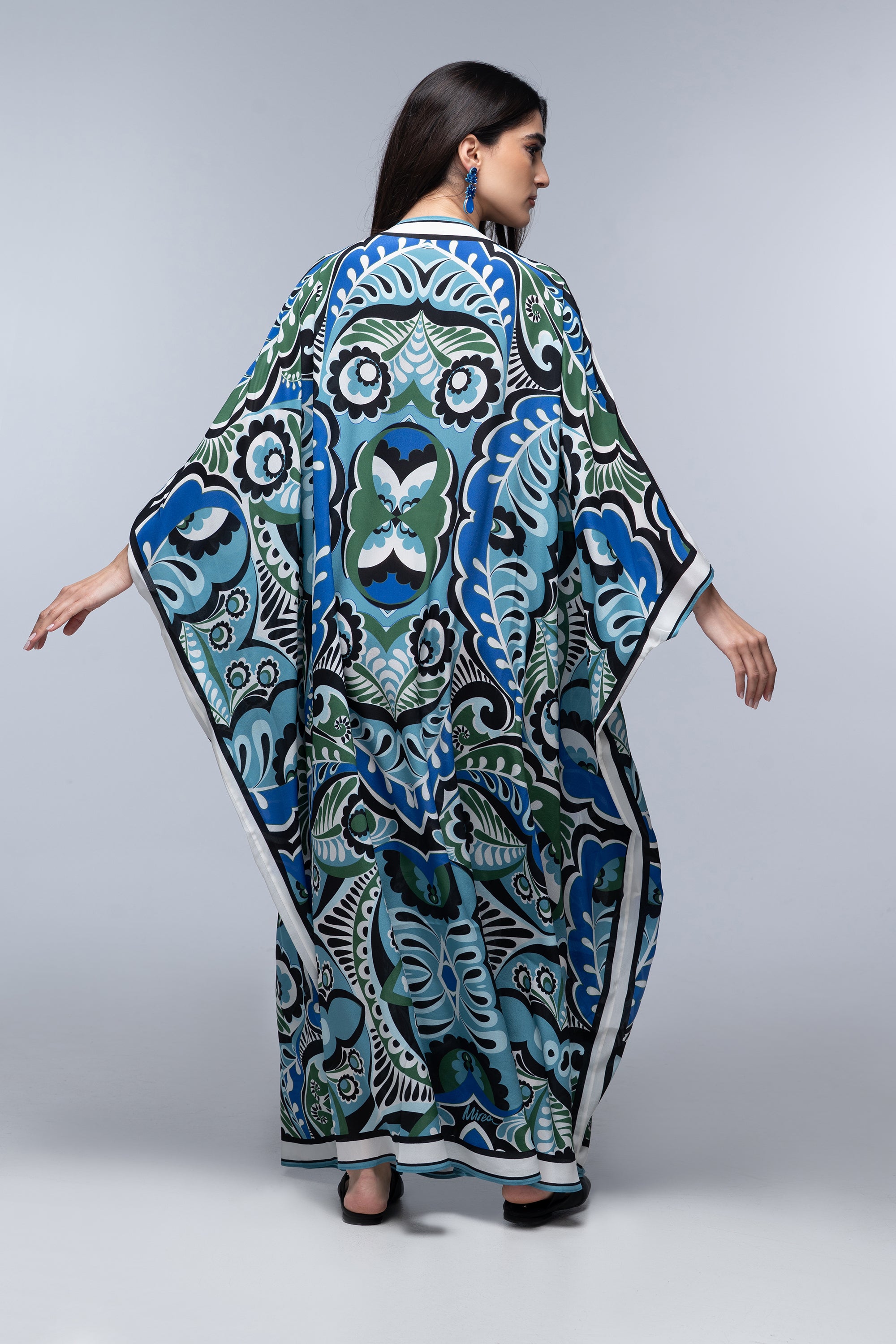 Zareen Καφτανι Μεταξωτο Χειροποιητο