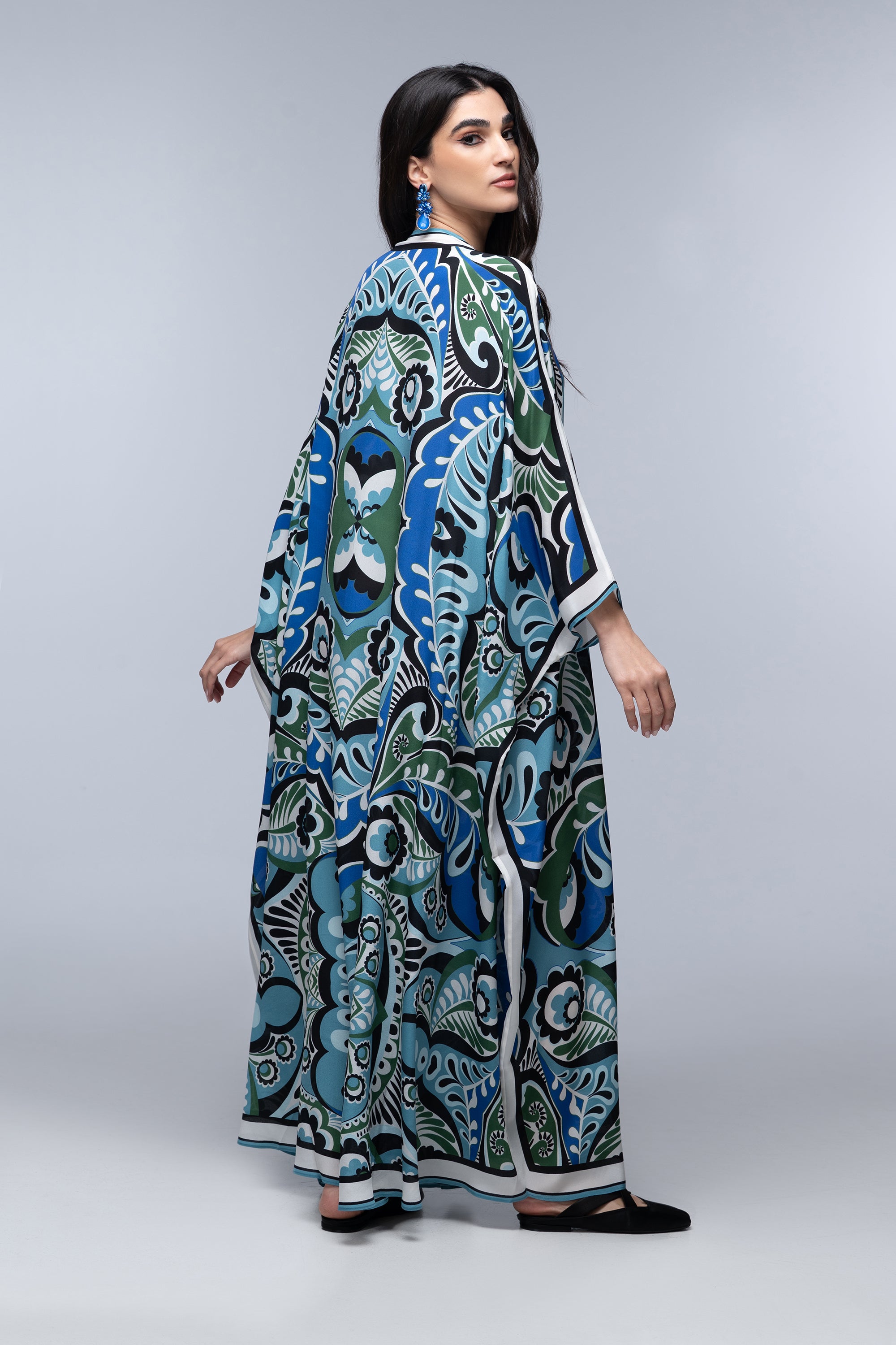 Zareen Καφτανι Μεταξωτο Χειροποιητο