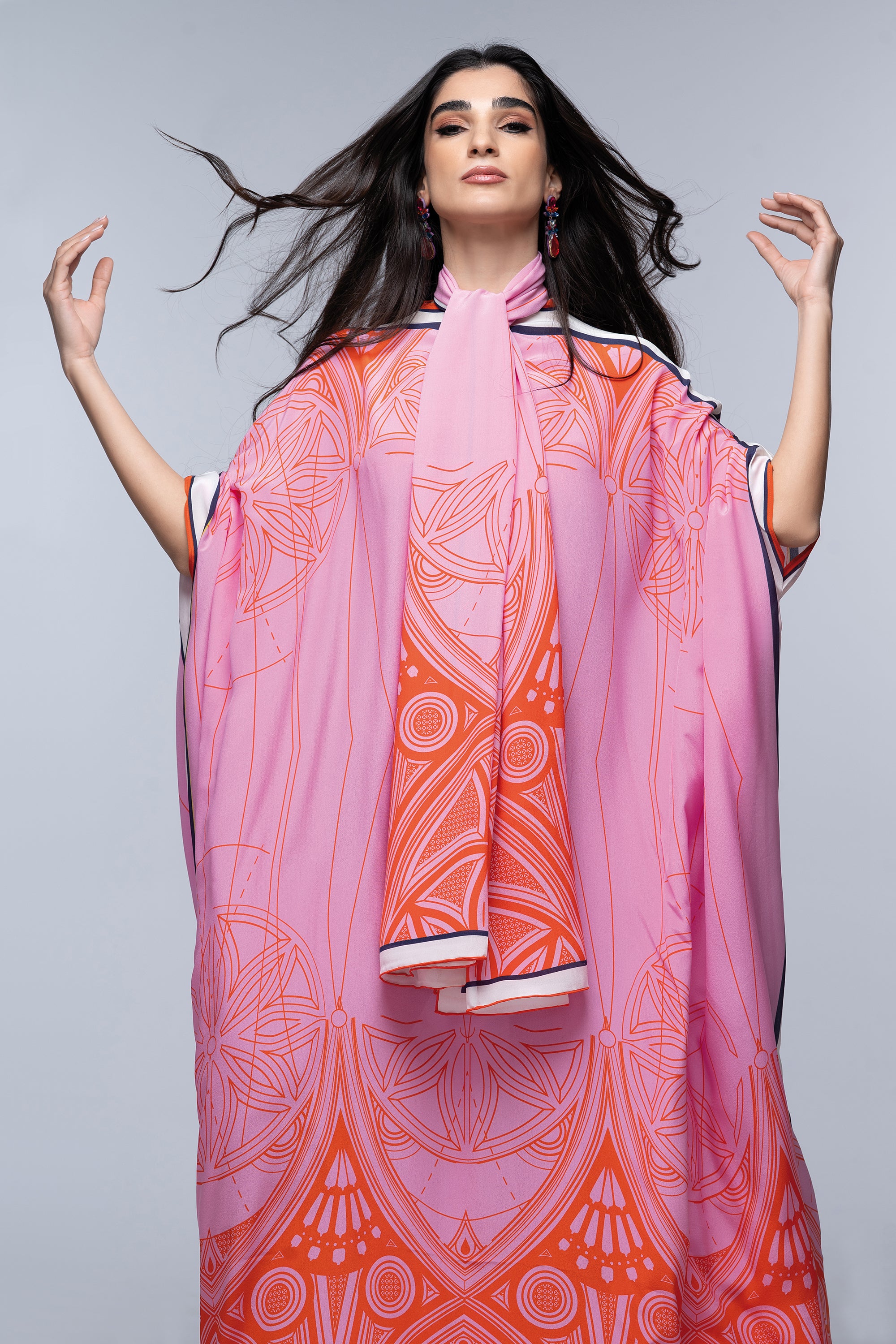 Isolde Καφτανι Μεταξωτο Χειροποιητο